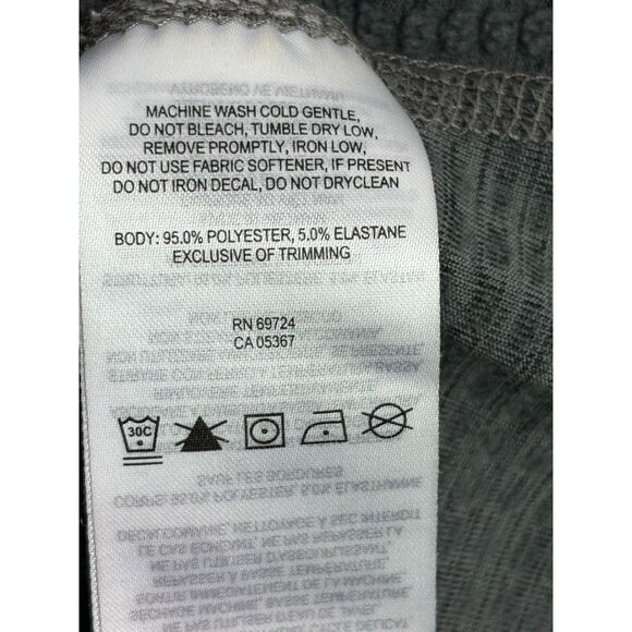 Columbia Textured Gray Pullover 1/4 Quarter Zip XXS/2XS Sporty Hiking Outdoors - Picture 7 of 9